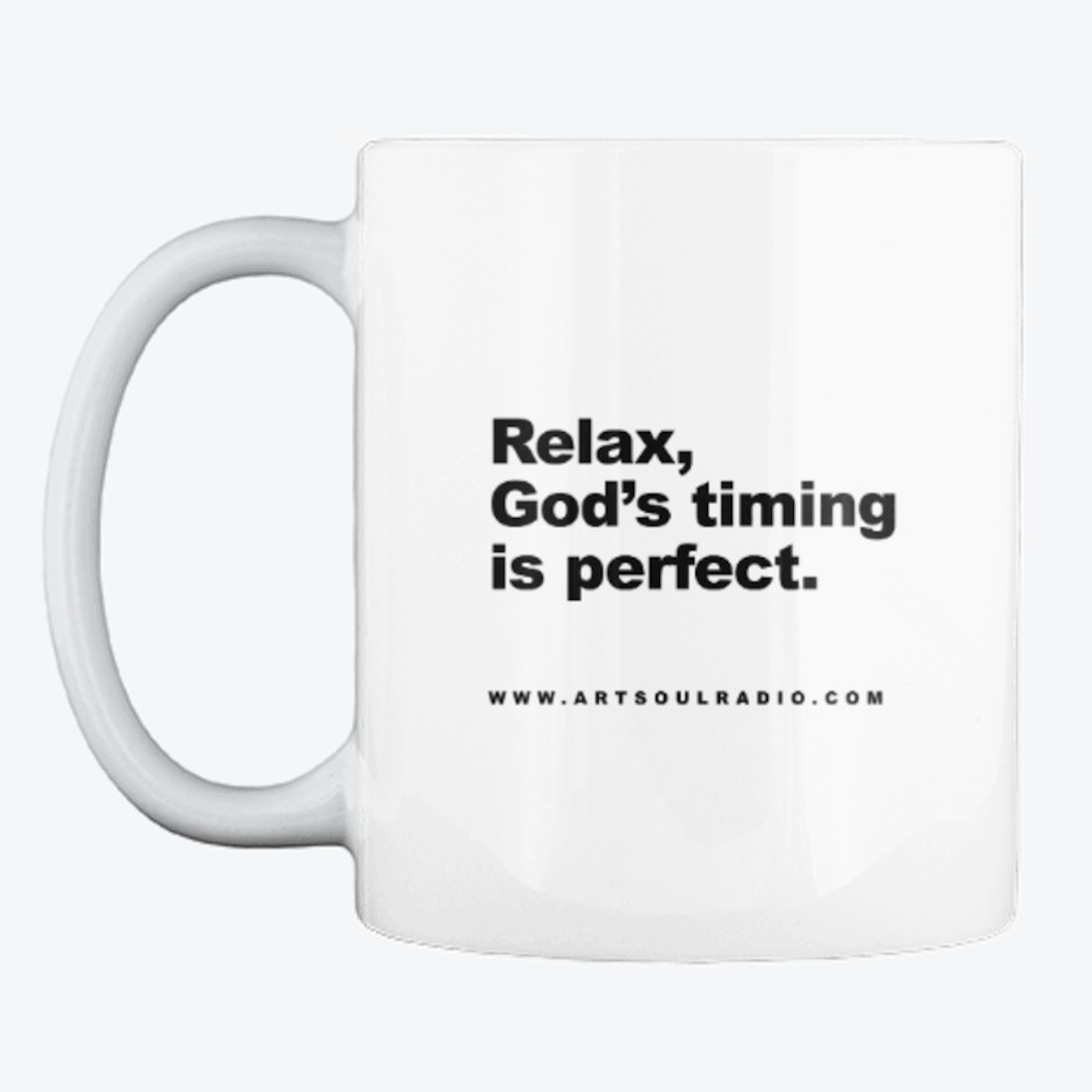"God's Timing Is Perfect" Mug